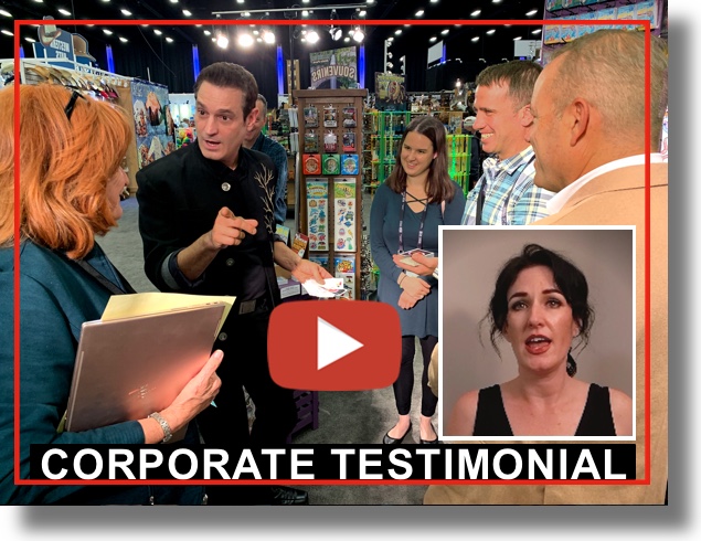 Squire Boone Testimonial Clean Comedy Magician Corporate Comedy Magician For Company Parties and Trade Shows in Atlanta